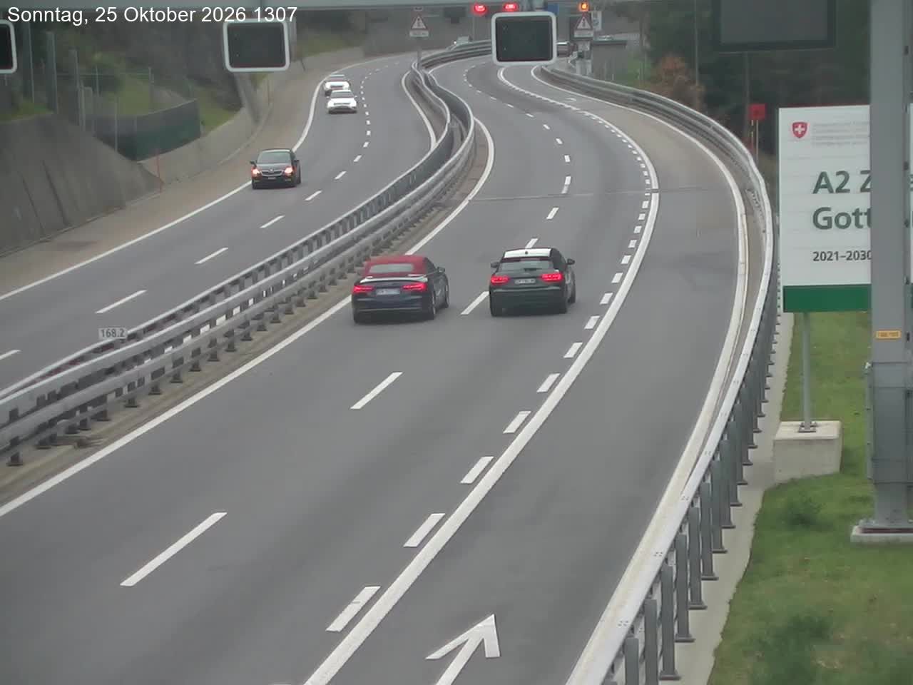 Wassen › Süden: Gotthard Tunnel