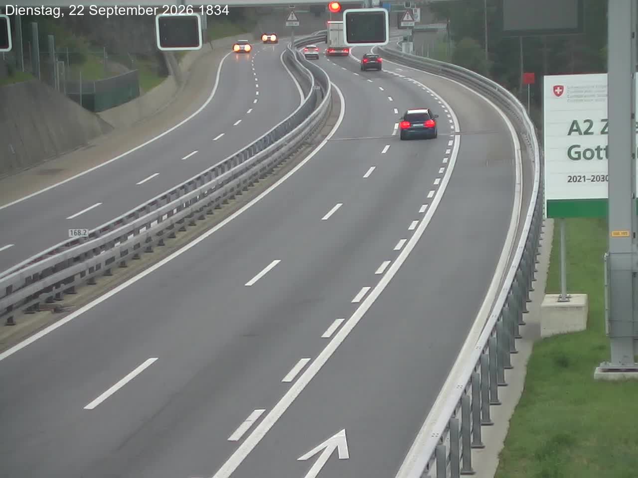 Wassen › Süden: Gotthard Tunnel