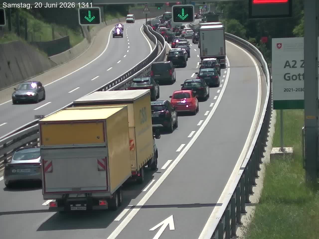 Wassen › Süden: Gotthard Tunnel