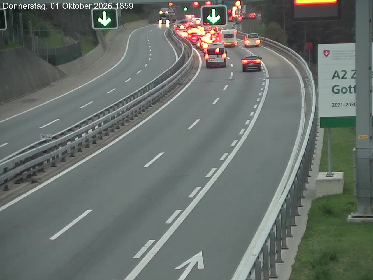 Wassen › Süden: Gotthard Tunnel