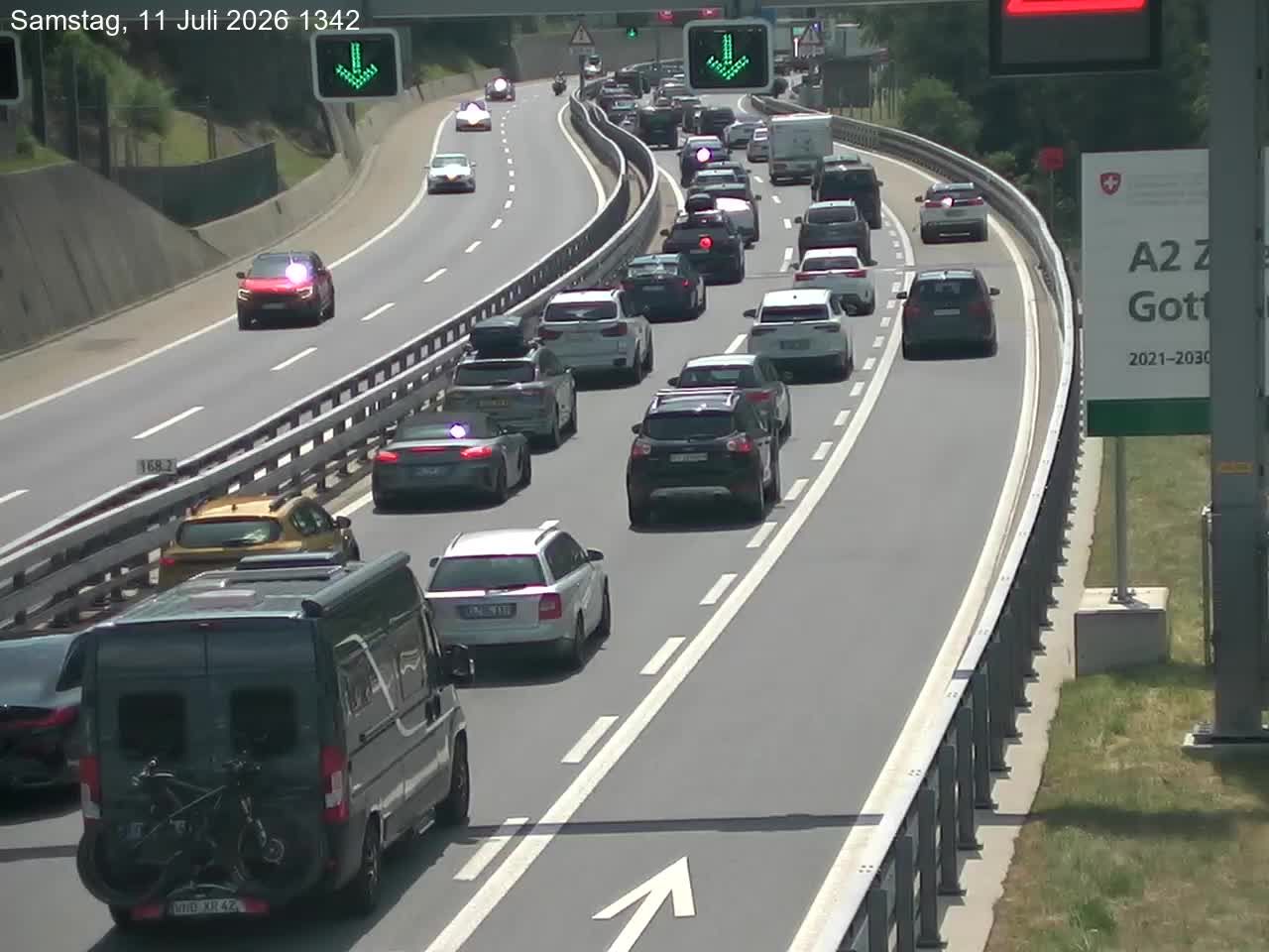 Wassen › Süden: Gotthard Tunnel