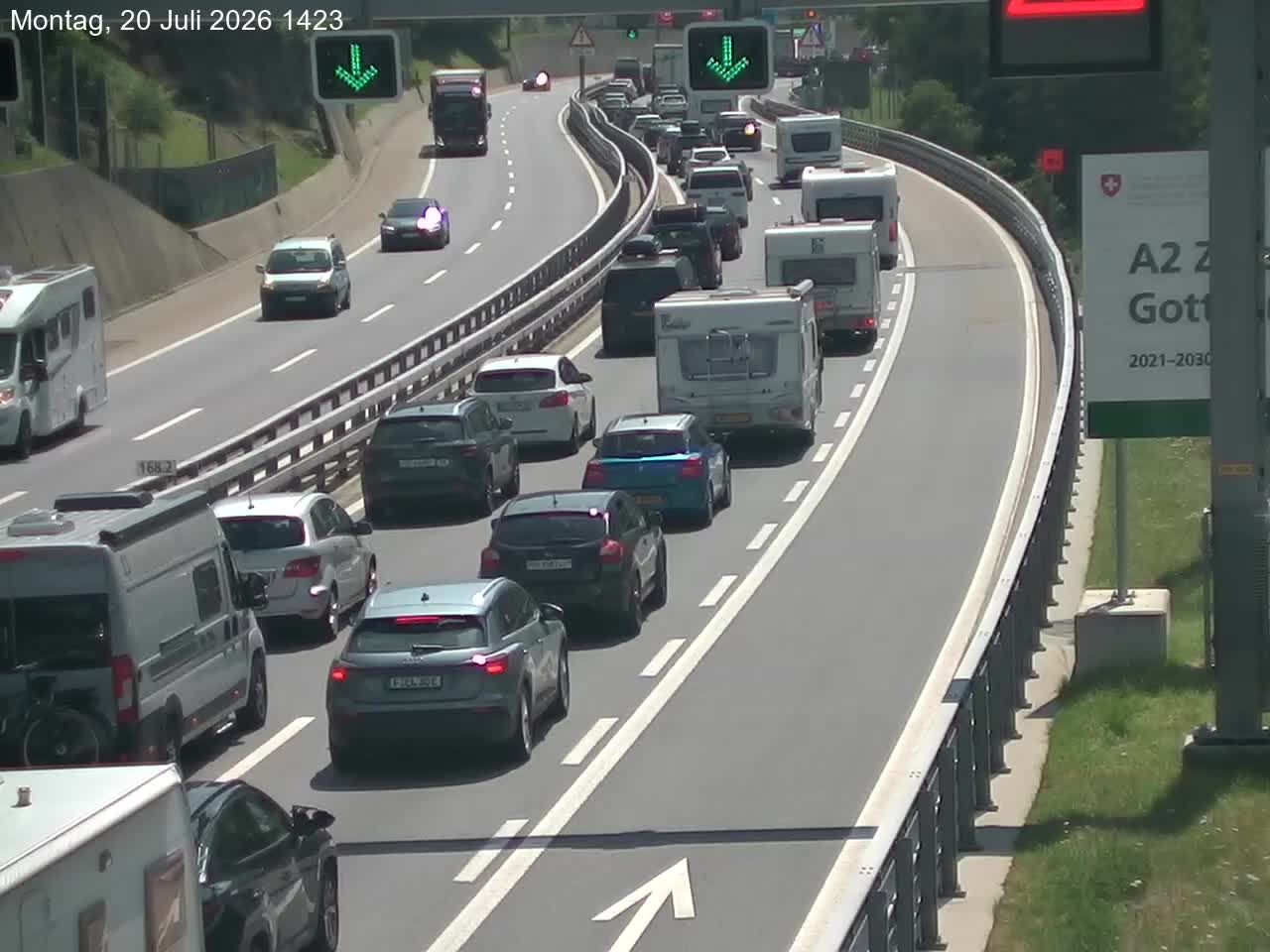 Wassen › Süden: Gotthard Tunnel