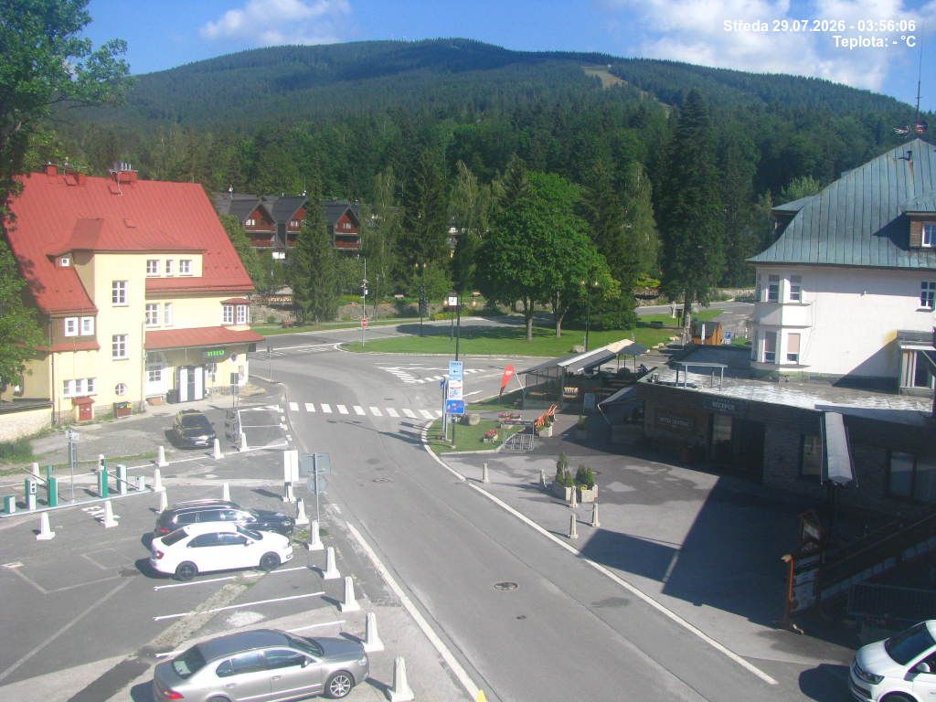 Traffic Cam Spindleruv Mlyn: Svaty Petr - Hotel Panorama