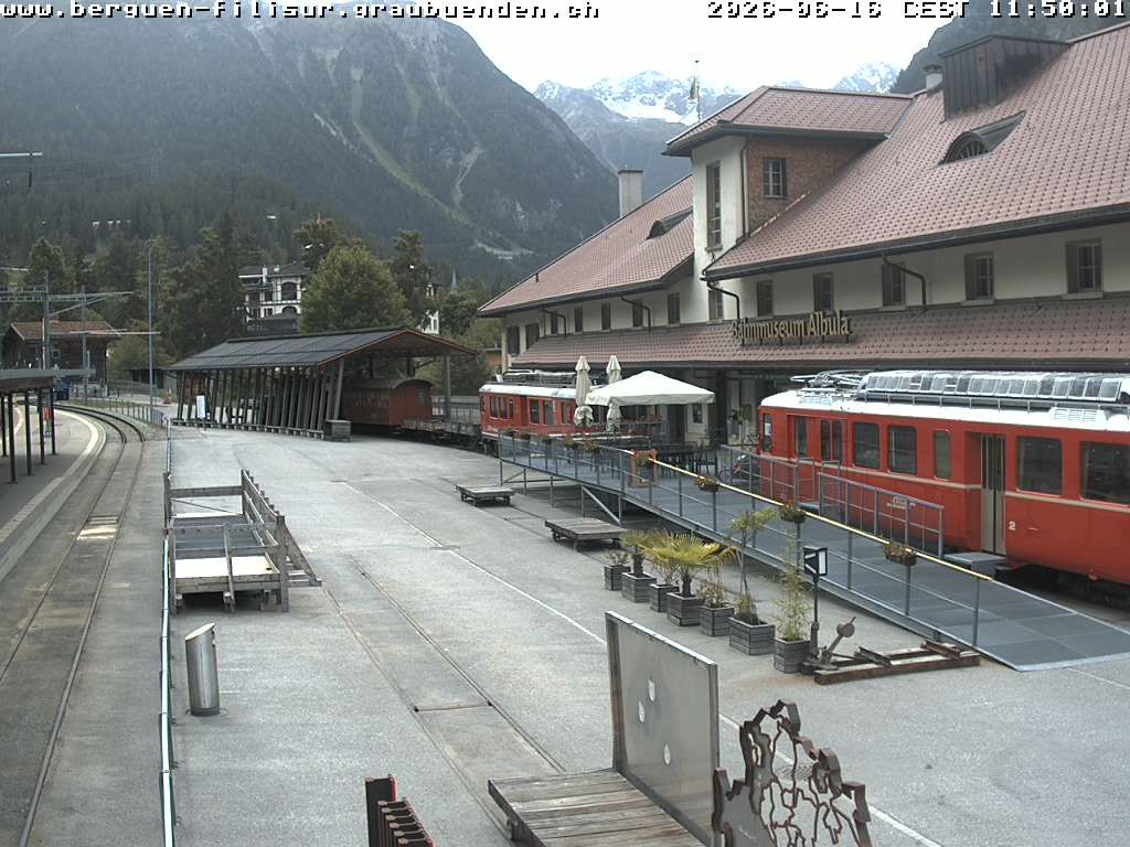 Bergün: Bahnhof