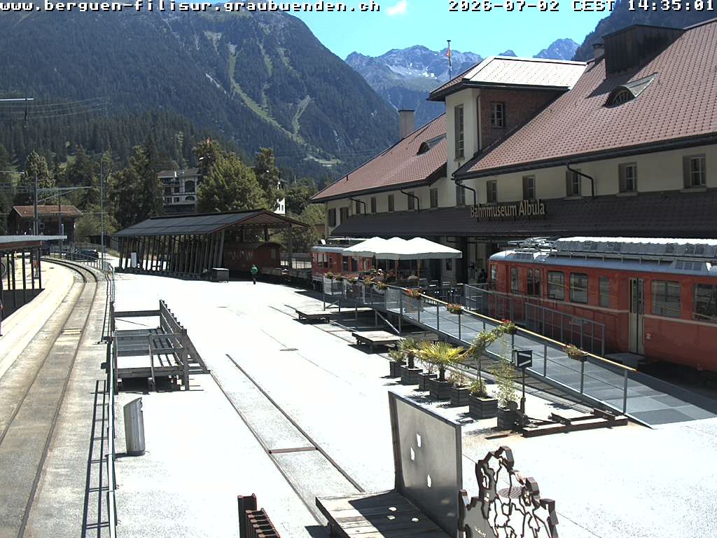 Bergün › Süden: Restaurant Bahnmuseum Albula - Bergün Filisur Tourismus AG