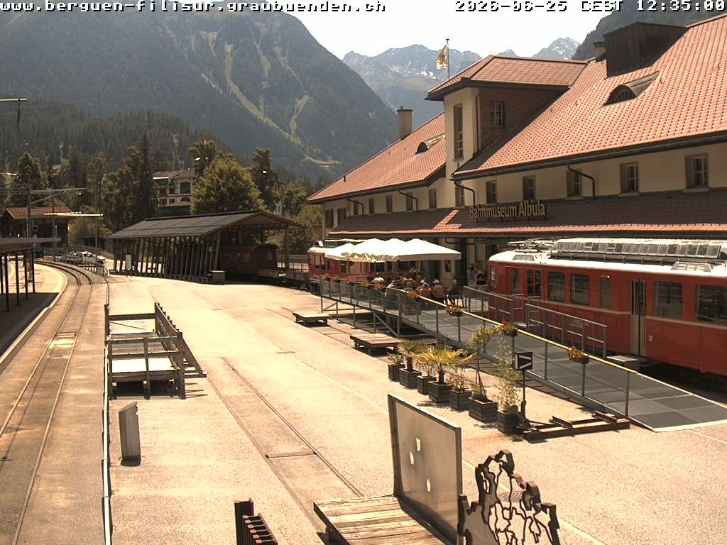 Bergün: Bahnhof