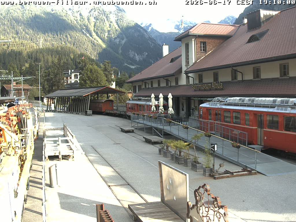 Bergün: Bahnhof