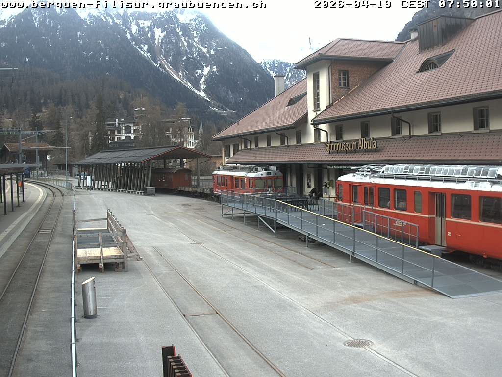 Bergün: Bahnhof