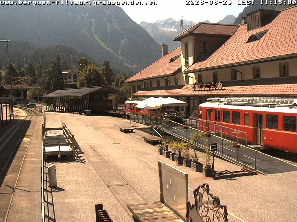 Bergün: Bahnhof