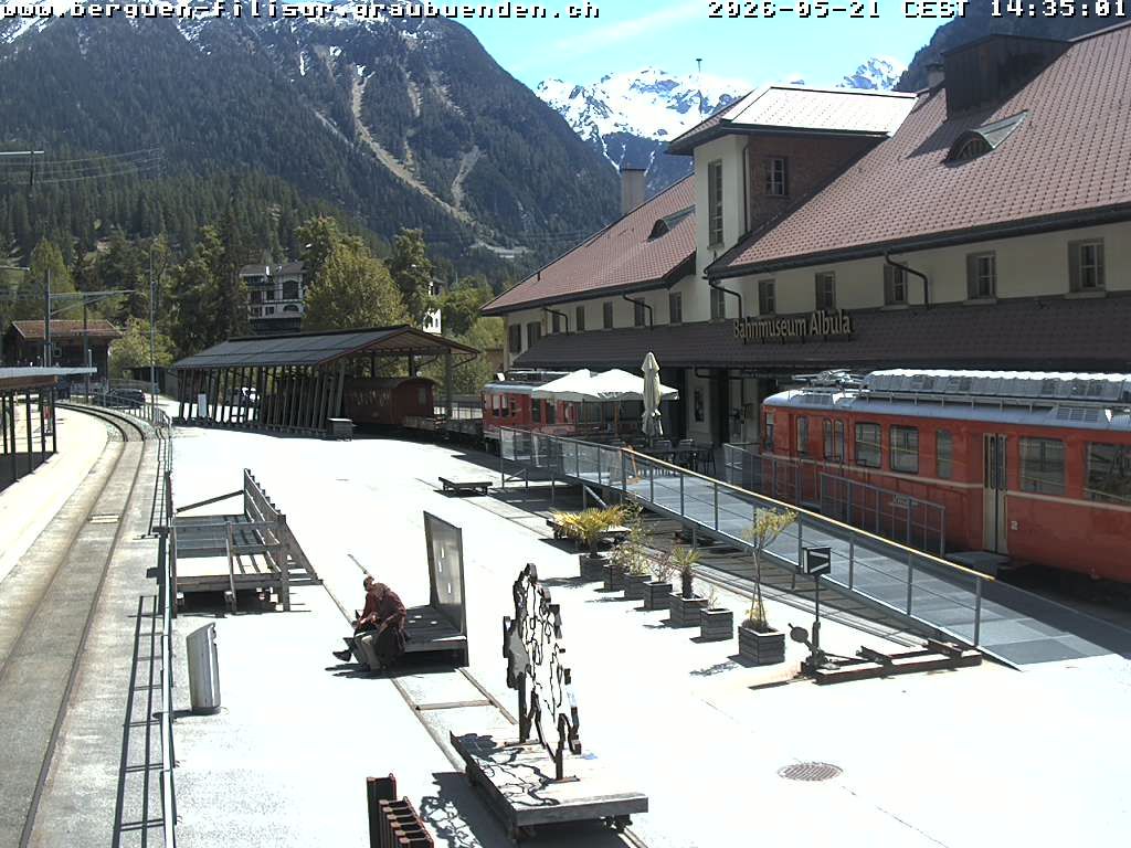 Bergün: Bahnhof