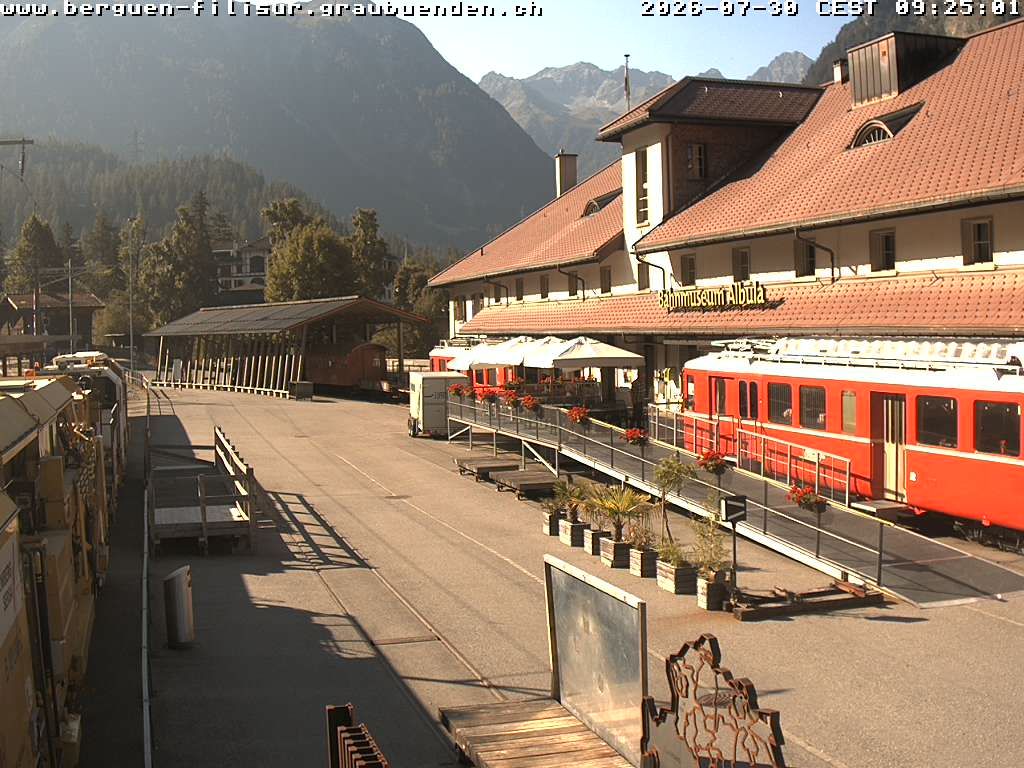 Bergün › Süden: Restaurant Bahnmuseum Albula - Bergün Filisur Tourismus AG