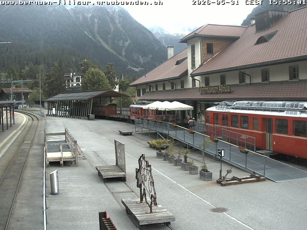Bergün: Bahnhof