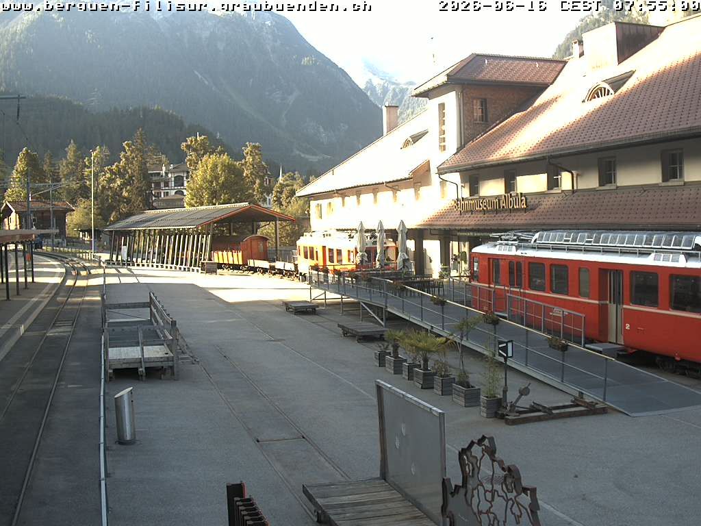 Bergün: Bahnhof