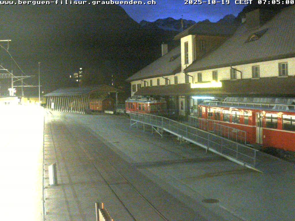 Bergün: Bahnhof