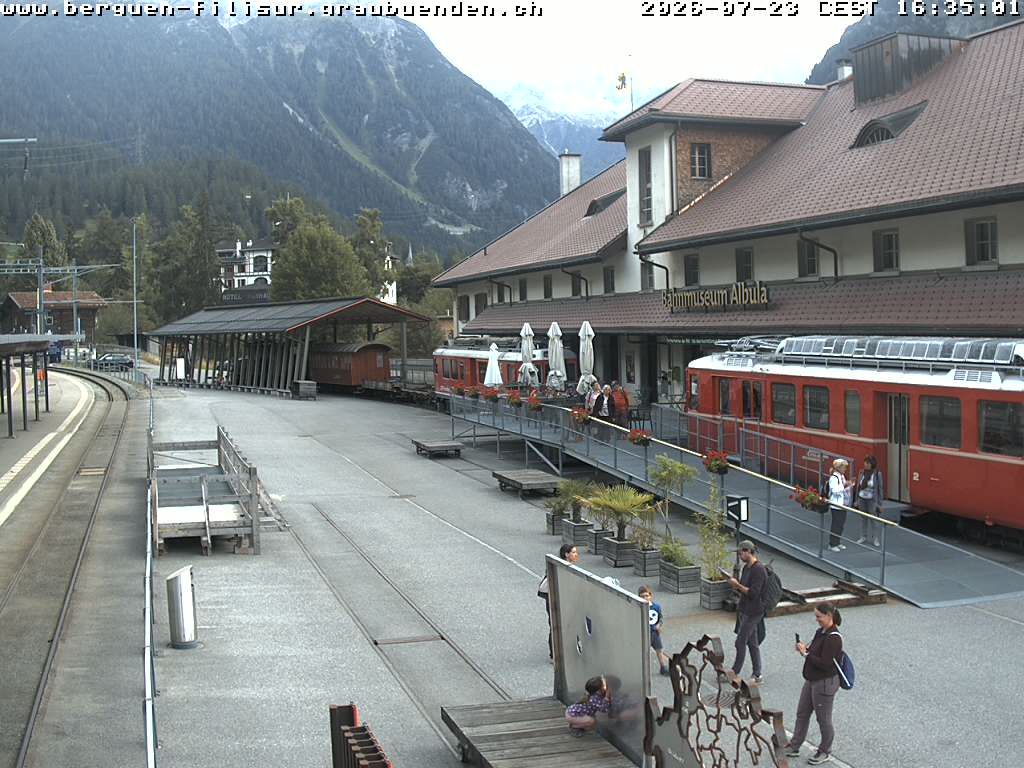Bergün › Süden: Restaurant Bahnmuseum Albula - Bergün Filisur Tourismus AG