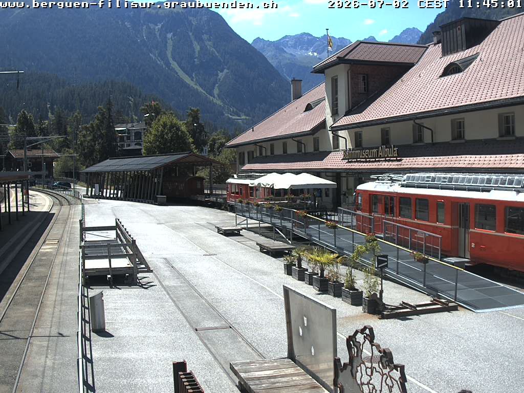 Bergün › Süden: Restaurant Bahnmuseum Albula - Bergün Filisur Tourismus AG