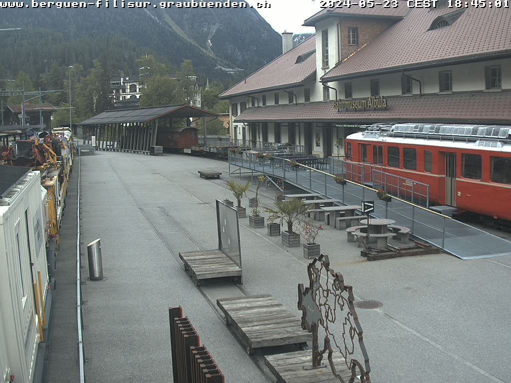 Bergün: Bahnhof