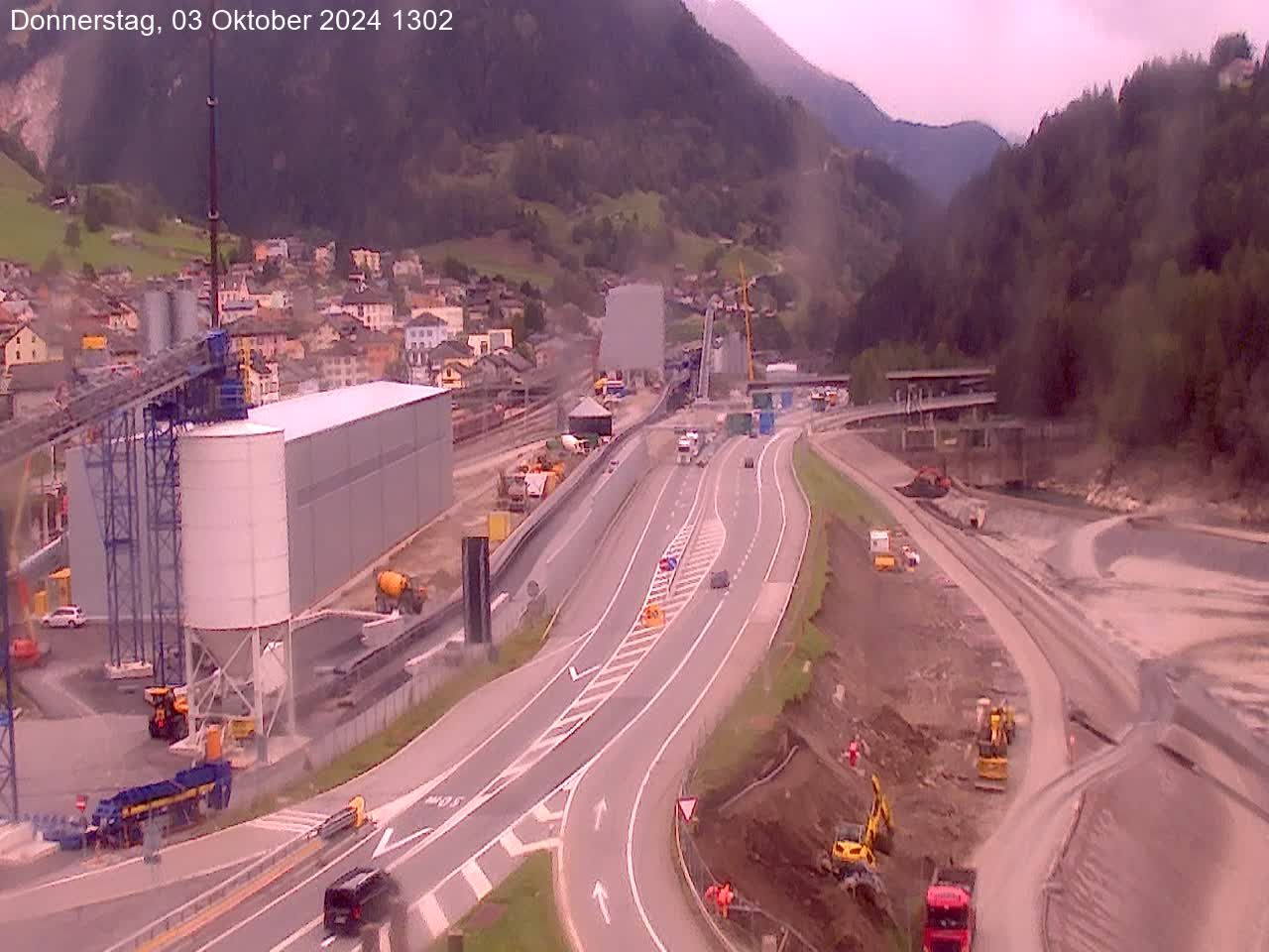 Airolo: Gotthardtunnel A2 - Süd 2