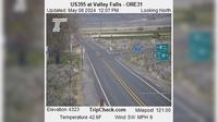 Valley Falls: US395 at - ORE31 - Overdag