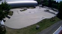 Last daylight view from Krnov: skatepark