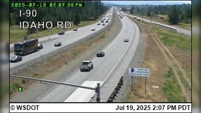 Traffic Cam East Farms: I-90 at MP 299.4: Idaho Rd