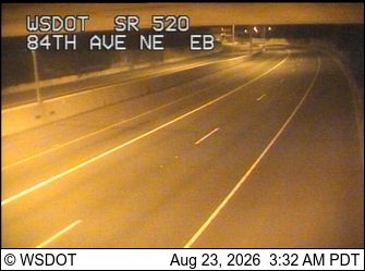 Traffic Cam Clyde Hill: SR 520 at MP 4.6: 84th Ave NE, EB