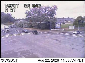 Traffic Cam Blaine: SR 543 at MP 0.5: H St