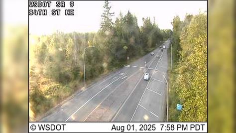 Traffic Cam Everett: SR 9 at MP 20.5: 84th St NE