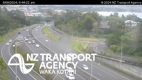 West Auckland Traffic: Tauhinu Rd Overbridge Webcam