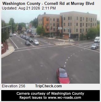 Traffic Cam Cedar Mills: Washington County - Cornell Rd at Murray Blvd