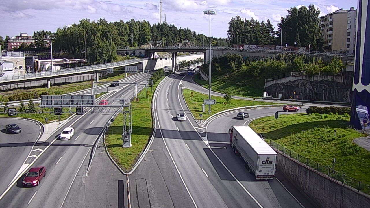 Traffic Cam Tampere: Tie - Rantatunneli Armonkallio - Armonkallio
