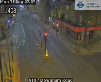 Traffic Cam City of London: A10 - Downham Road