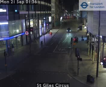 Traffic Cam London: St Giles Circus