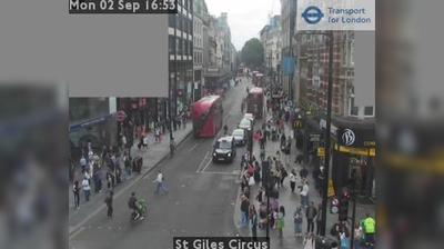 St Giles Circus Traffic & Landscape