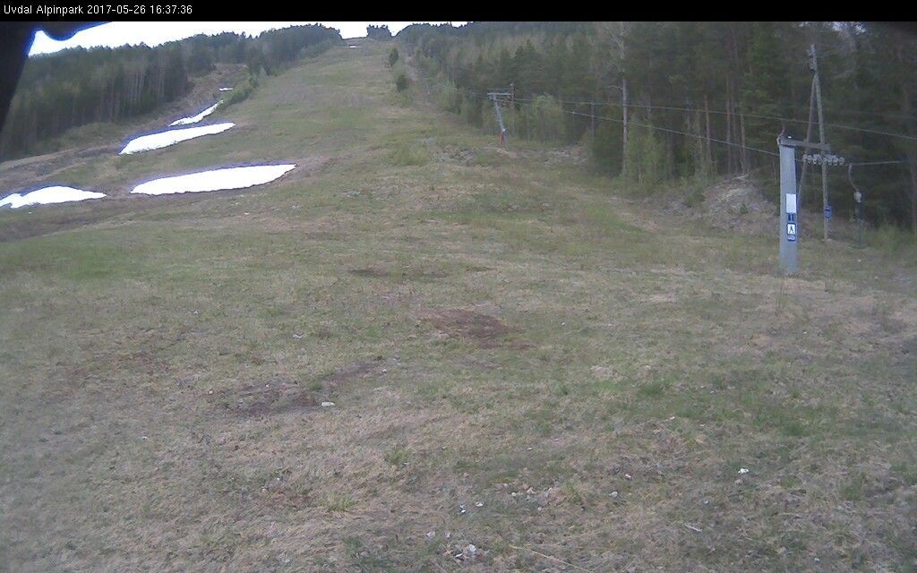 Traffic Cam Nedre Flata › North: Uvdal Alpinpark