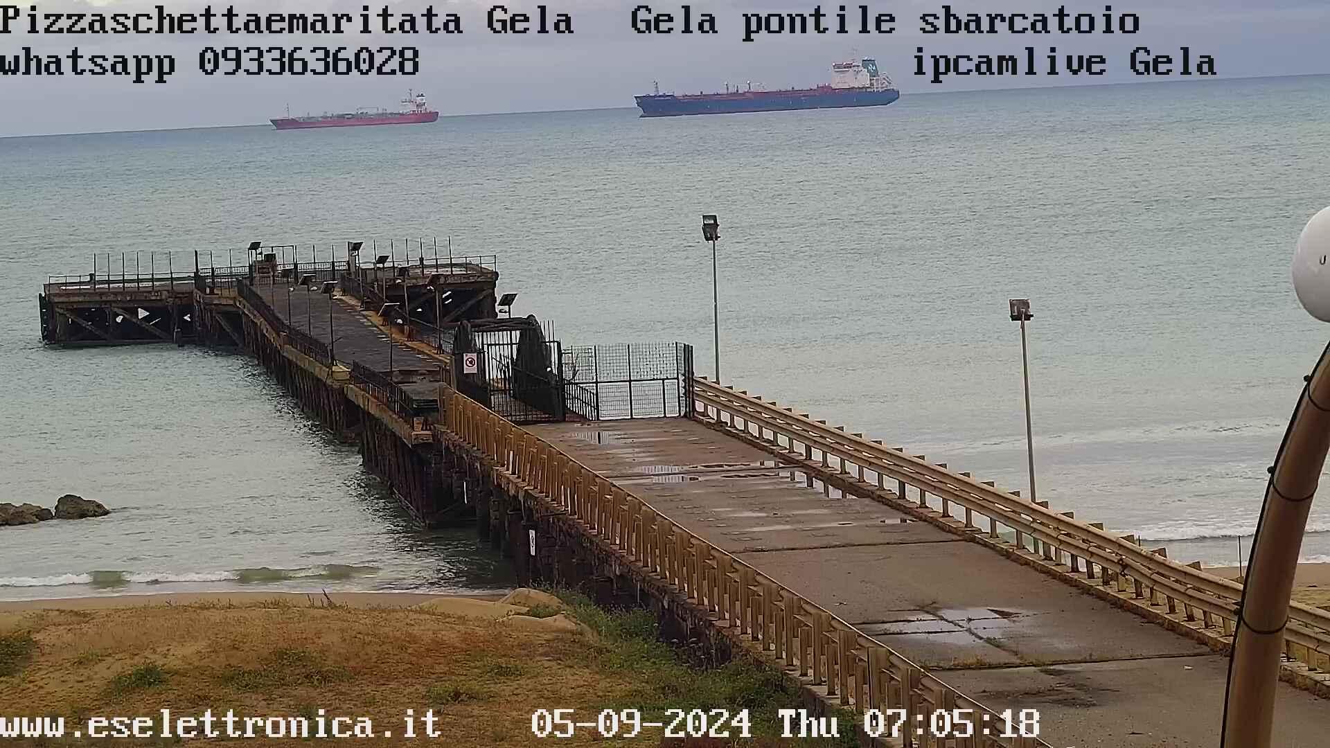 Webcam Gela, Lungomare - ES Elettronica