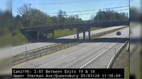 Queensbury › South: I-87 Southbound at Upper Sherman Ave (South of Exit 19 on ramp) - Day time