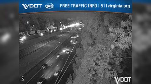 Traffic Cam Garfield Estates: I-95 - MM 154.6 - SB - Exit 156, Weigh Station