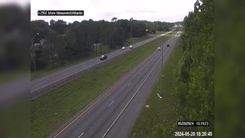 Traffic Cam Jacksonville: I-295 E S of Monument Rd