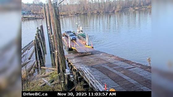 Traffic Cam Port Coquitlam › West: Barnston Island, at Barnston Island Ferry Landing, looking west