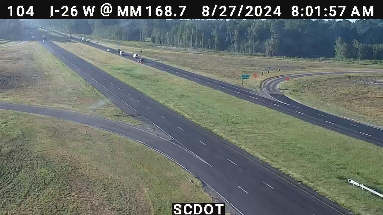 Traffic Cam Duncan Chapel: I-26 W @ MM 168 (I-95 N)