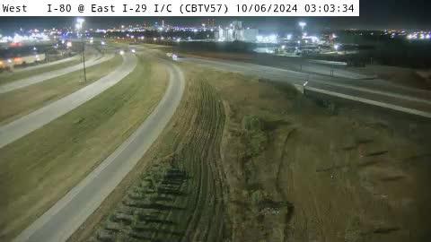 Traffic Cam Council Bluffs: CB - I-80 @ East I-29 Interchange (57)