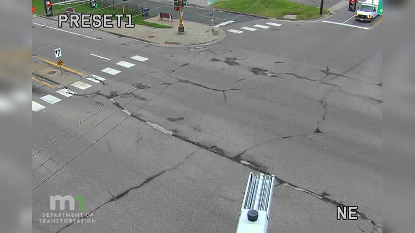 traffic view at Fridley, TH47 SB Webcam
