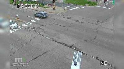 traffic view at Fridley, TH47 SB