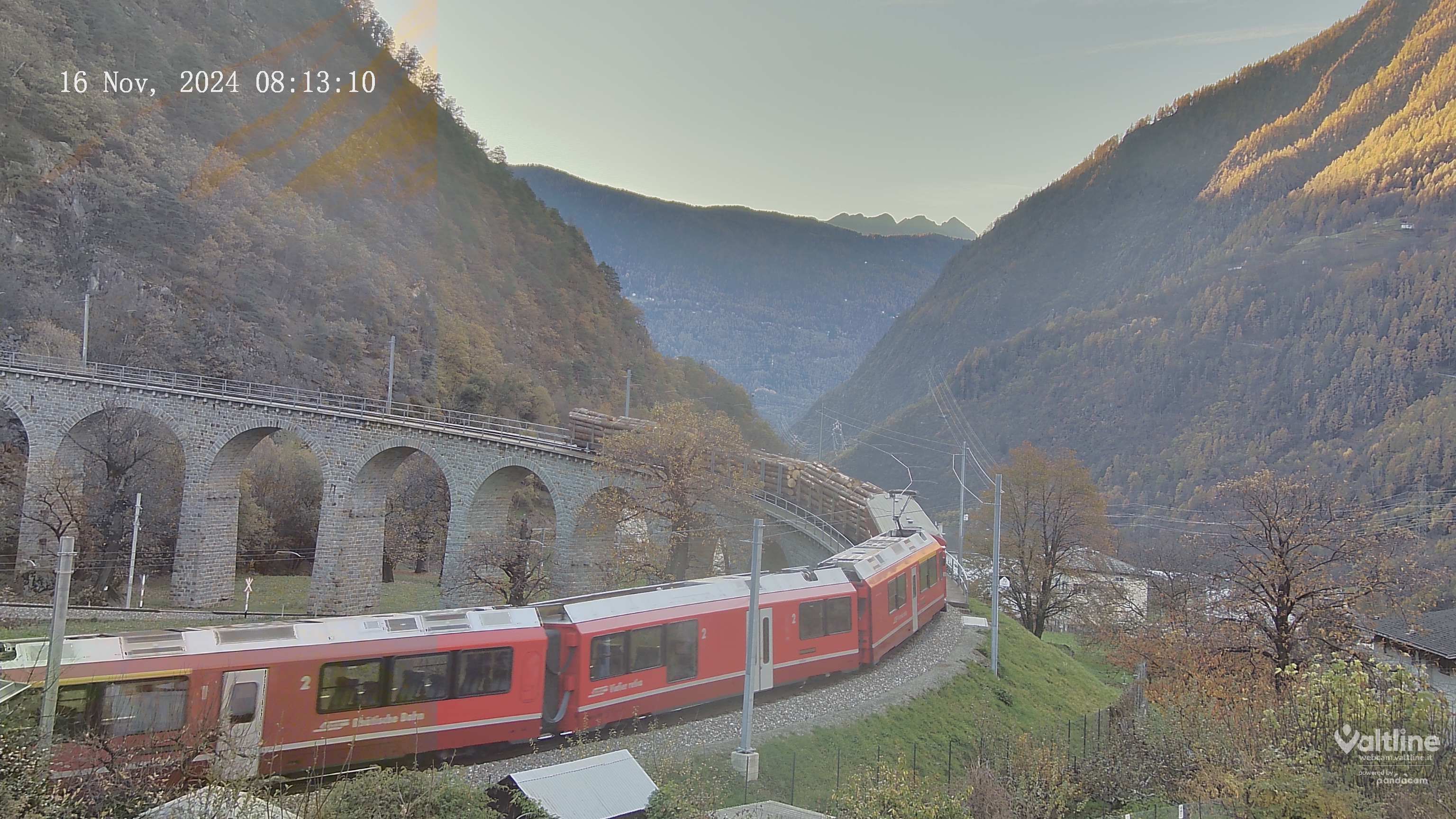 Li Canvi: Webcam Trenino Rosso - Bernina Express