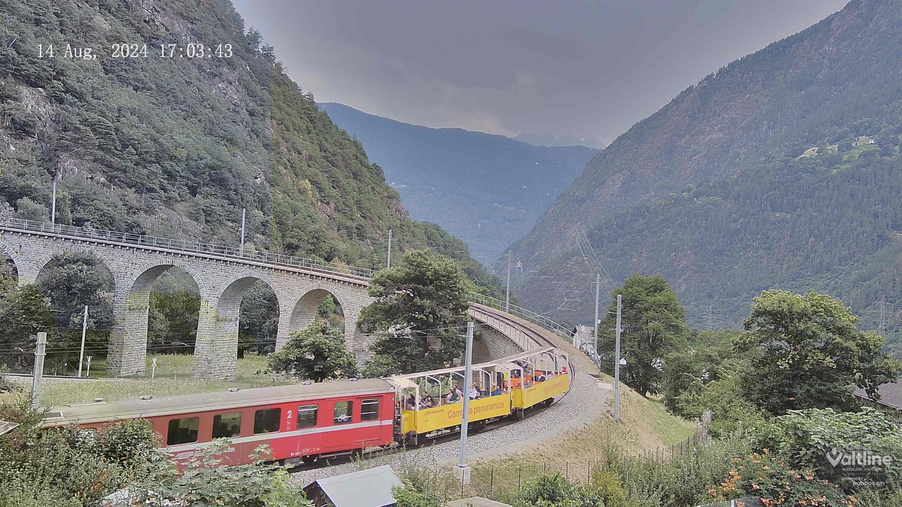 Li Canvi: Webcam Trenino Rosso - Bernina Express