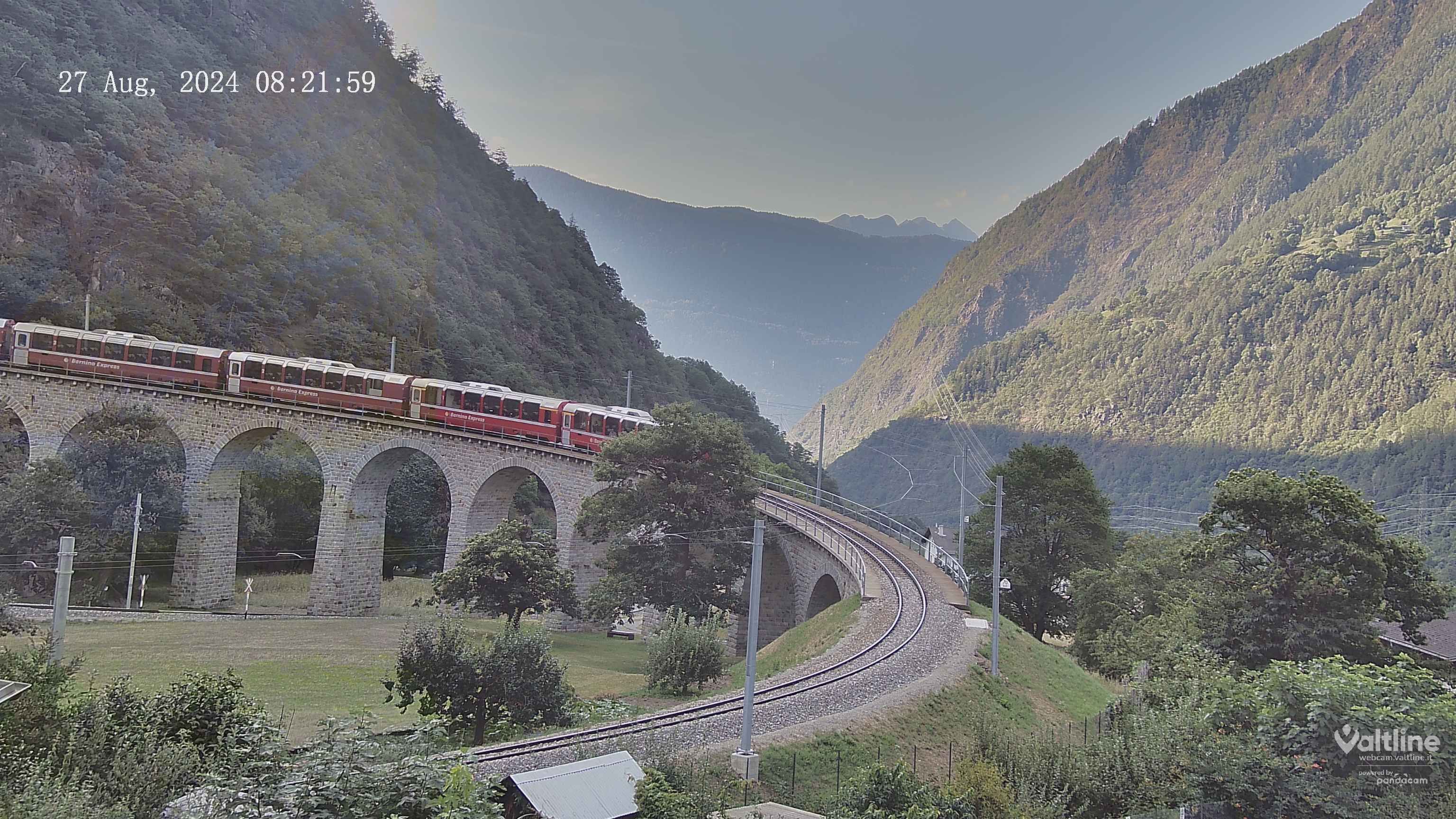 Li Canvi: Webcam Trenino Rosso - Bernina Express