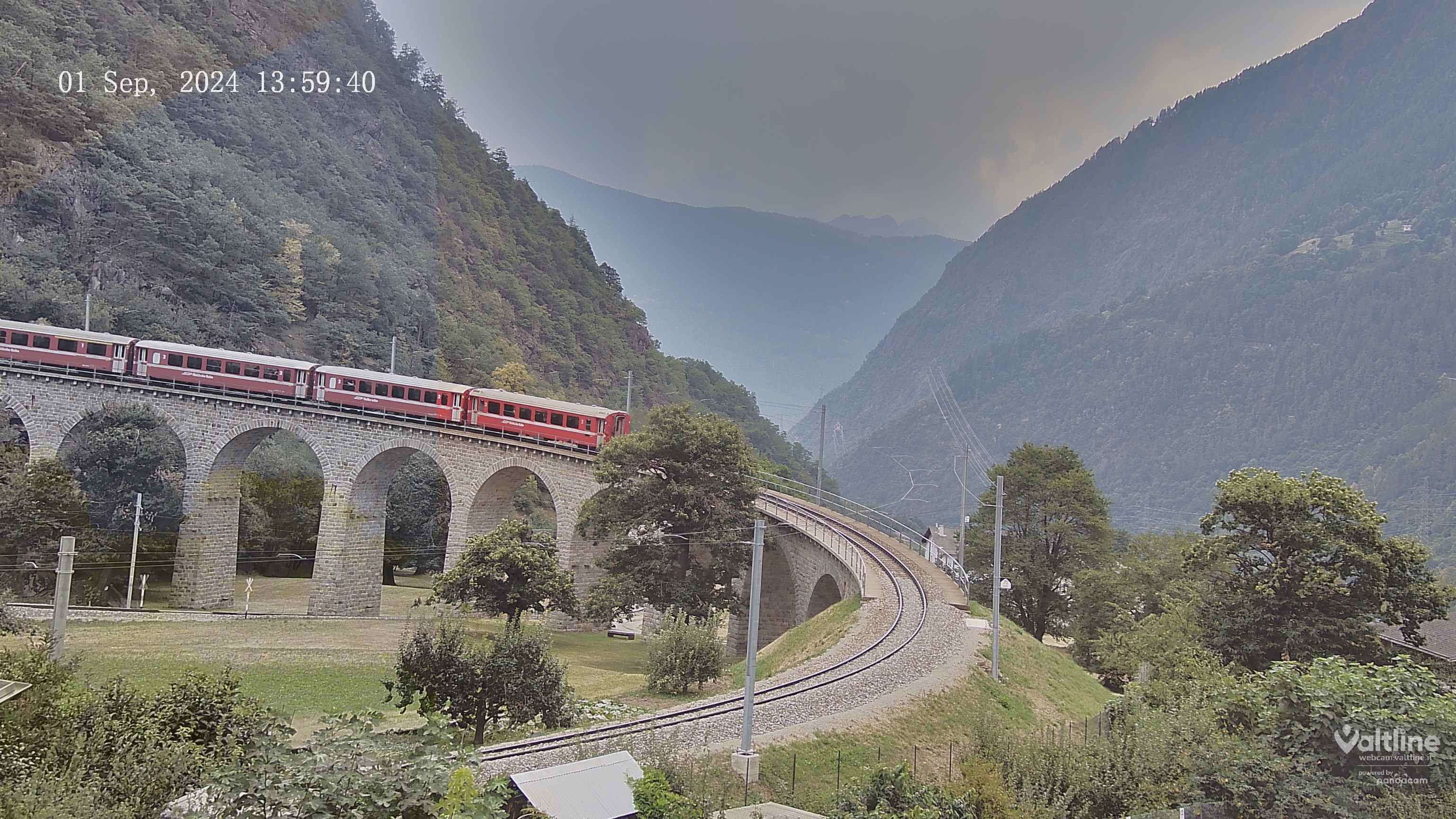 Li Canvi: Webcam Trenino Rosso - Bernina Express