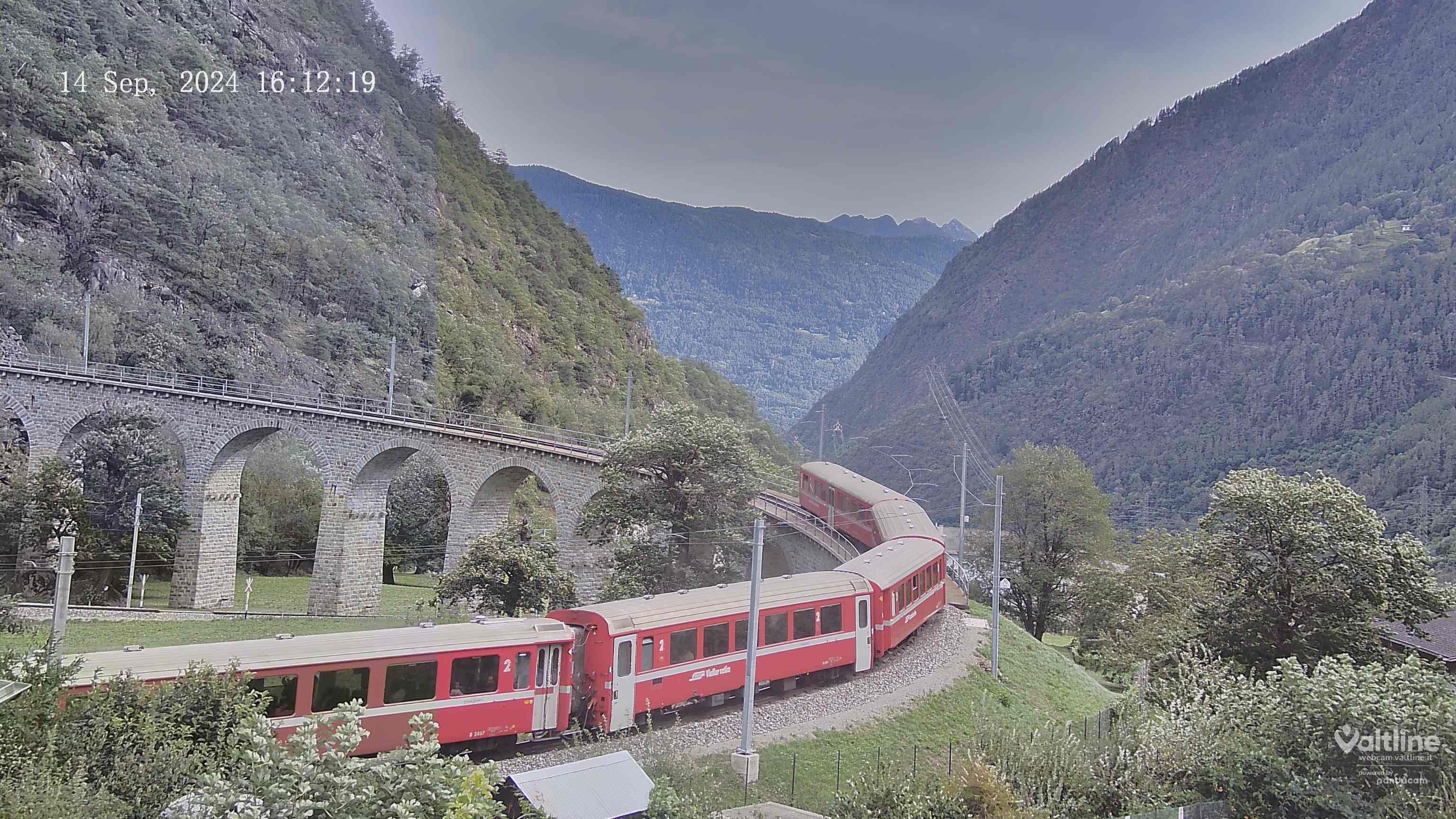 Li Canvi: Webcam Trenino Rosso - Bernina Express