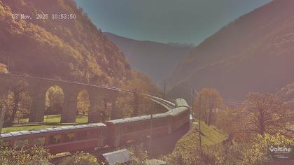Li Canvi: Webcam Trenino Rosso - Bernina Express in Valposchiavo